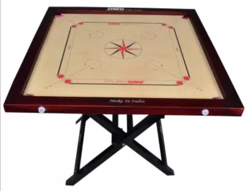 キャロムボード Large Wooden Carrom Board | Wooden Carrom Board | Queen Carroms